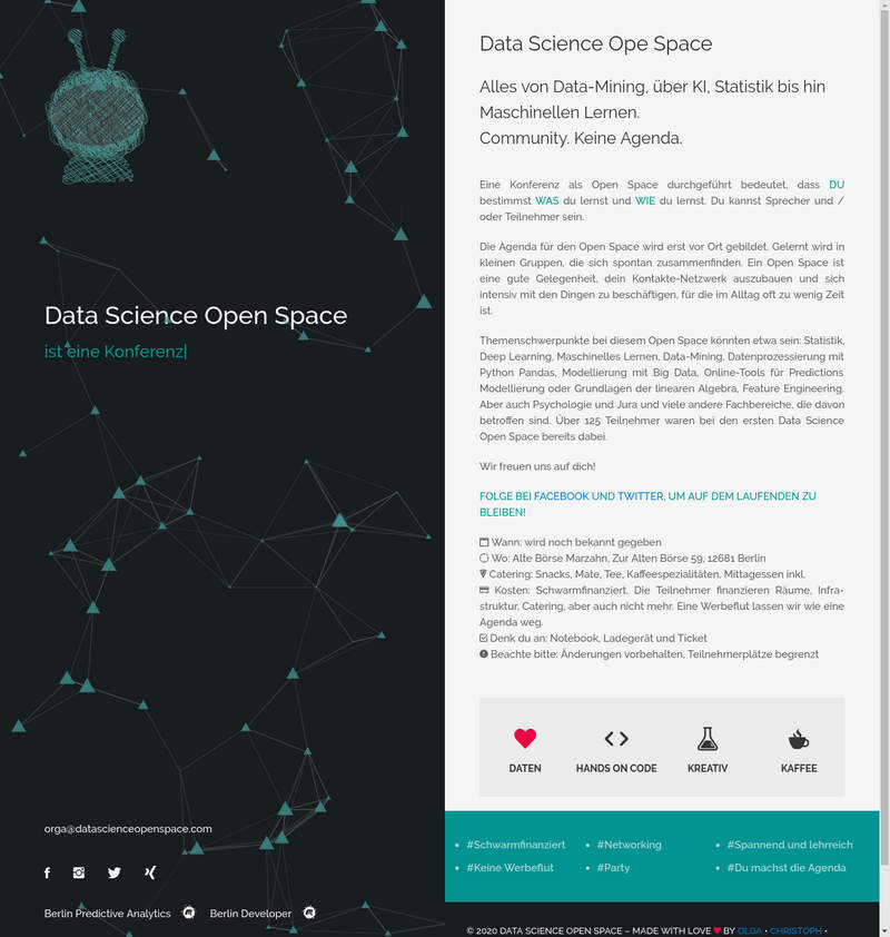 Data Science Open Space Konferenz