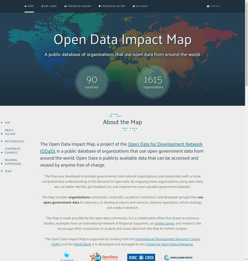 Open Data Impact Map