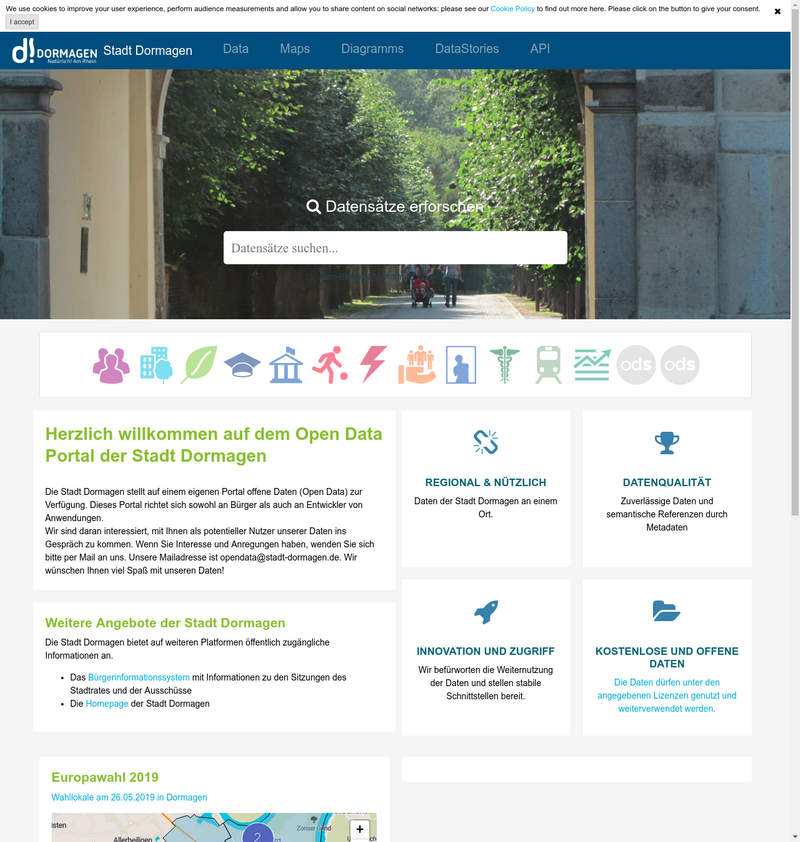 Open Data Portal der Stadt Dormagen